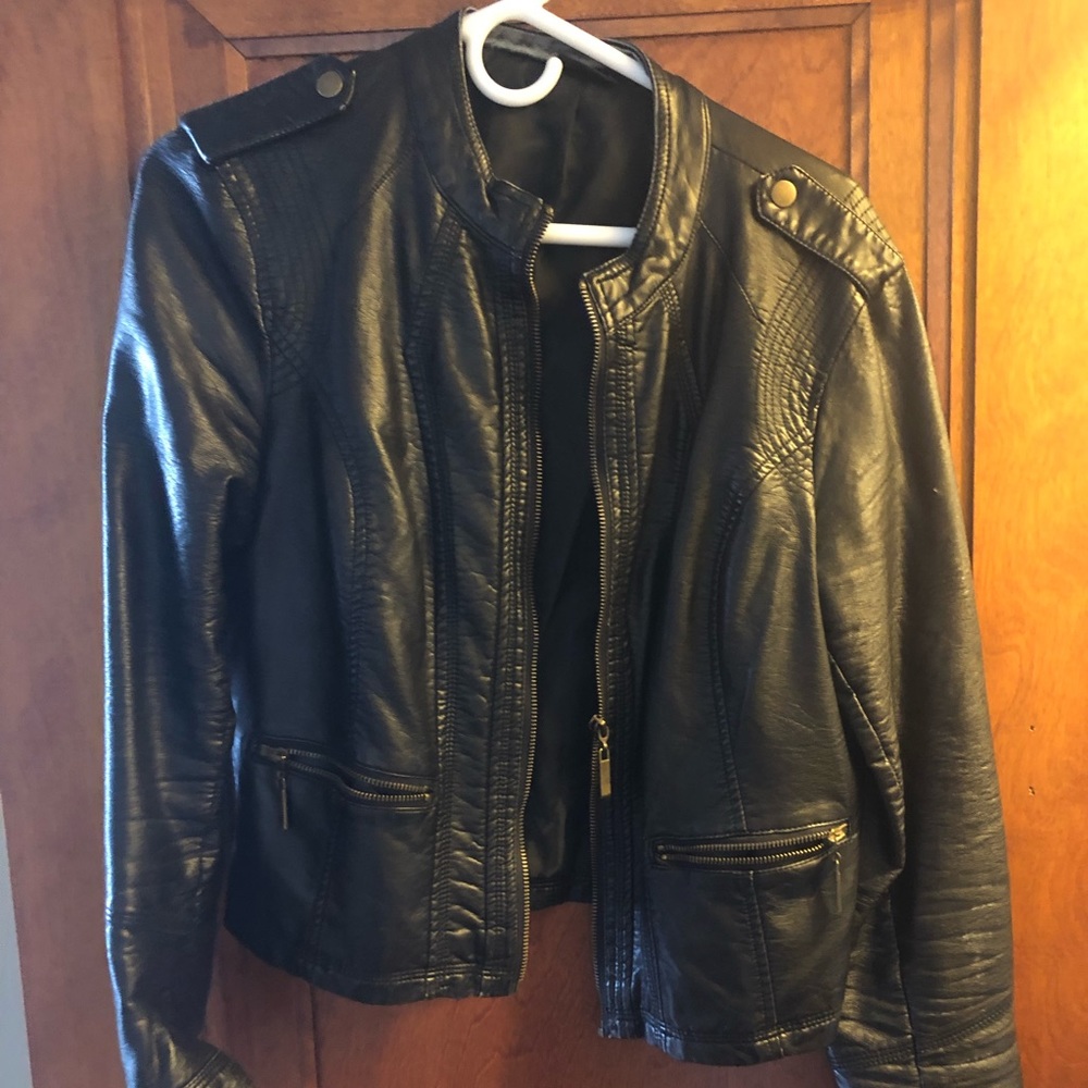Vintage Black leather jacket